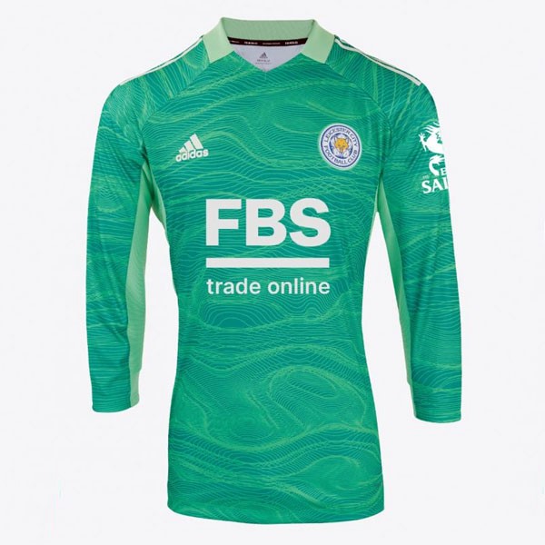 Tailandia Camiseta Leicester City Portero ML 2021-22 Verde